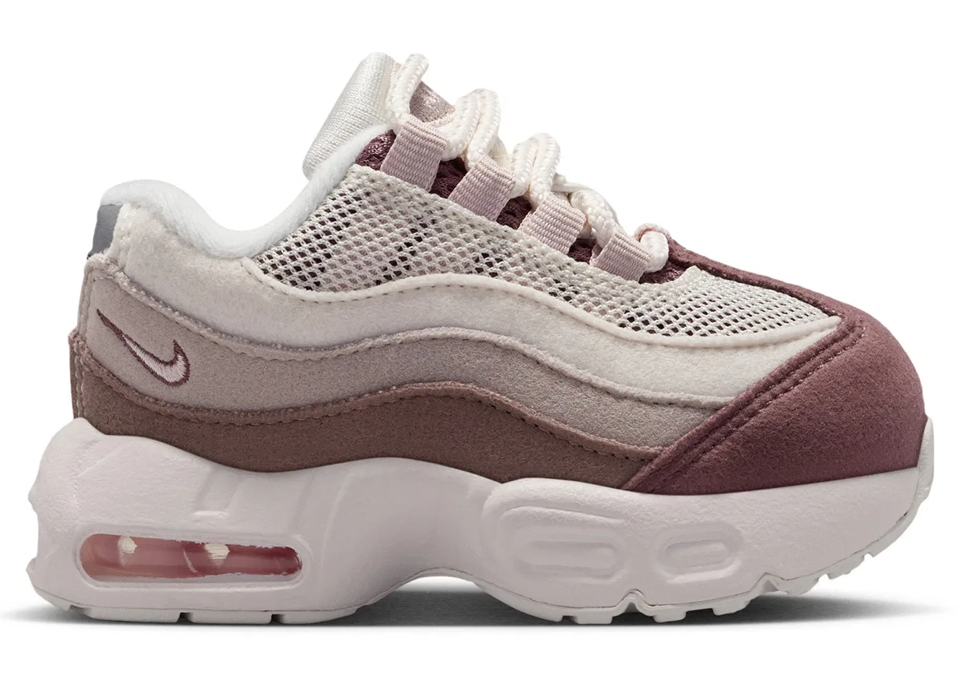 Детские кроссовки с ремешками Nike Little Max '95 Nike, Phantom/Tattoo/Moon Particle/Silt Red