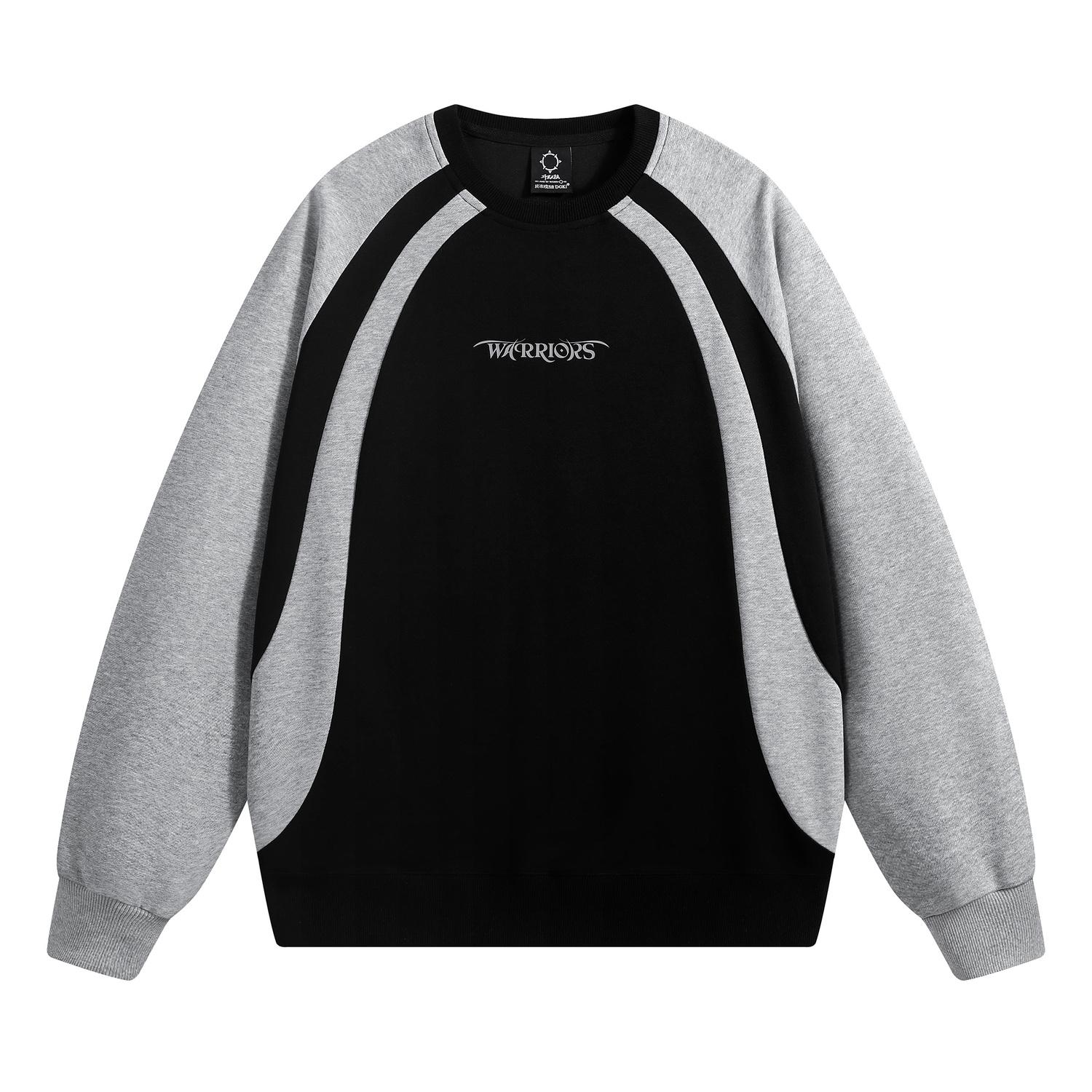 

Толстовка с круглым вырезом/с капюшоном Унисекс DOKI, черный белый