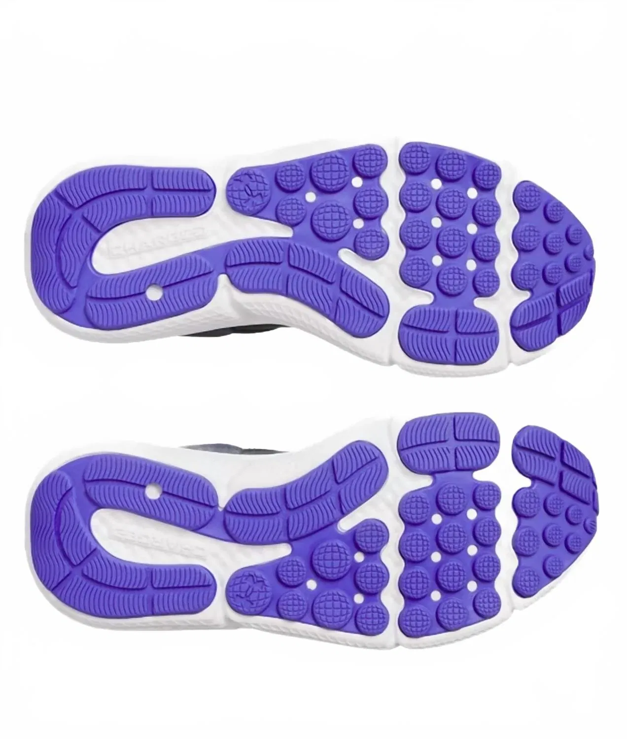 Детские кроссовки для бега с амортизацией Assert 10 Under Armour, Mod Gray White Black — фото 4