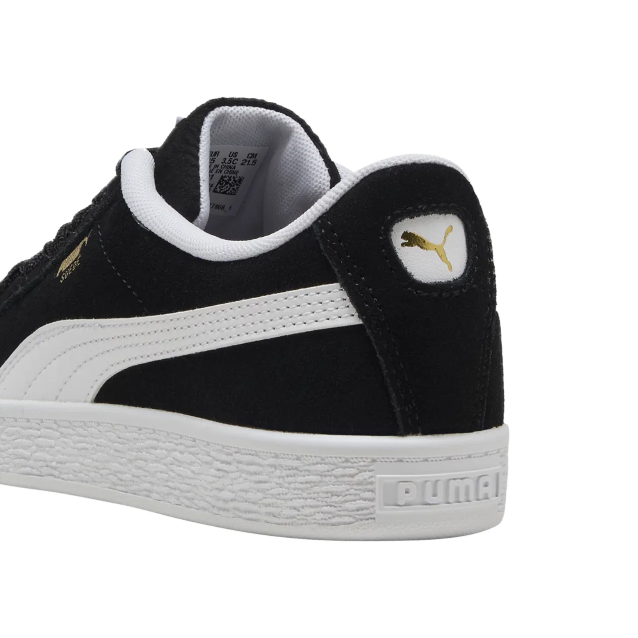 Кроссовки для мальчиков Suede Classic PUMA, белый/черный — фото 3