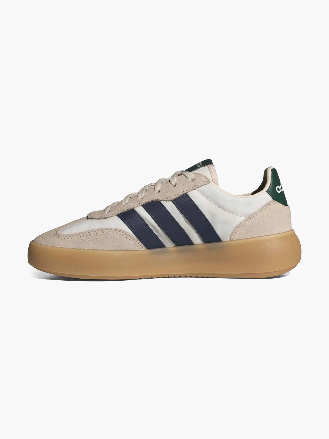 Детские кроссовки на шнуровке Adidas Barreda Decode J, бежевый — фото 3
