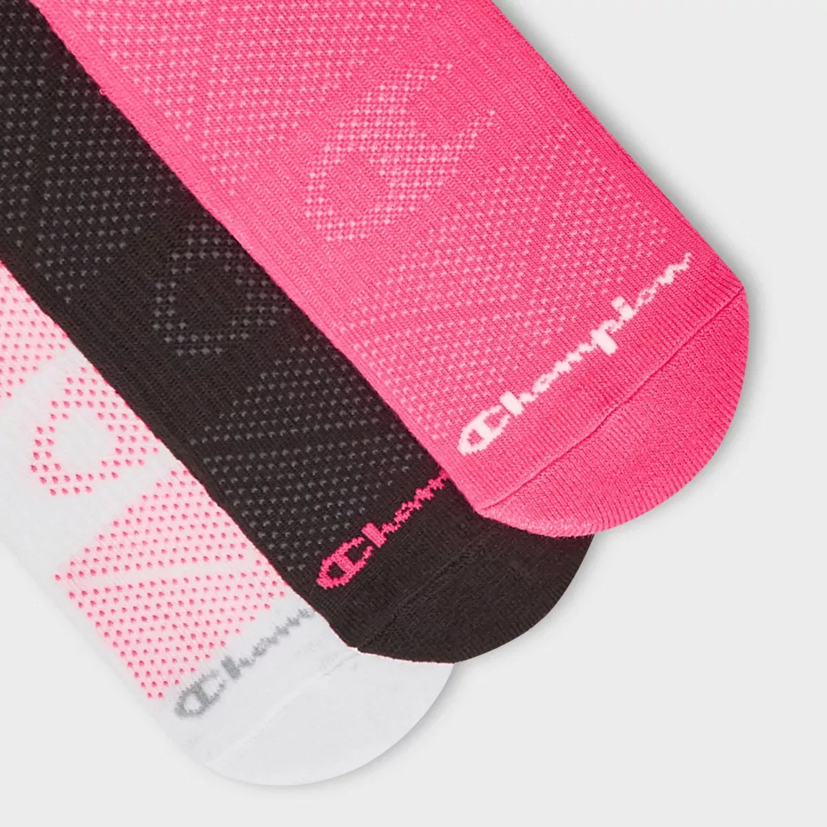 Детские носки для мальчиков с амортизацией Champion All Sport Performance Crew Socks 3pk TEAM/SPORT EQUIPMENT, Pink Assorted — фото 3