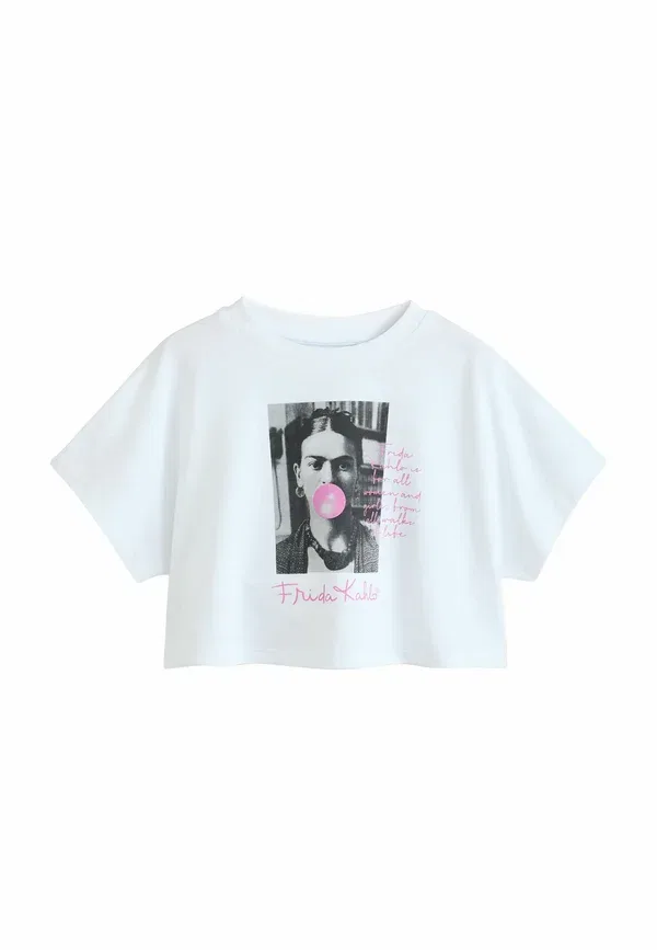 Футболка с принтом Print t-shirt Next, white, белый — фото 4