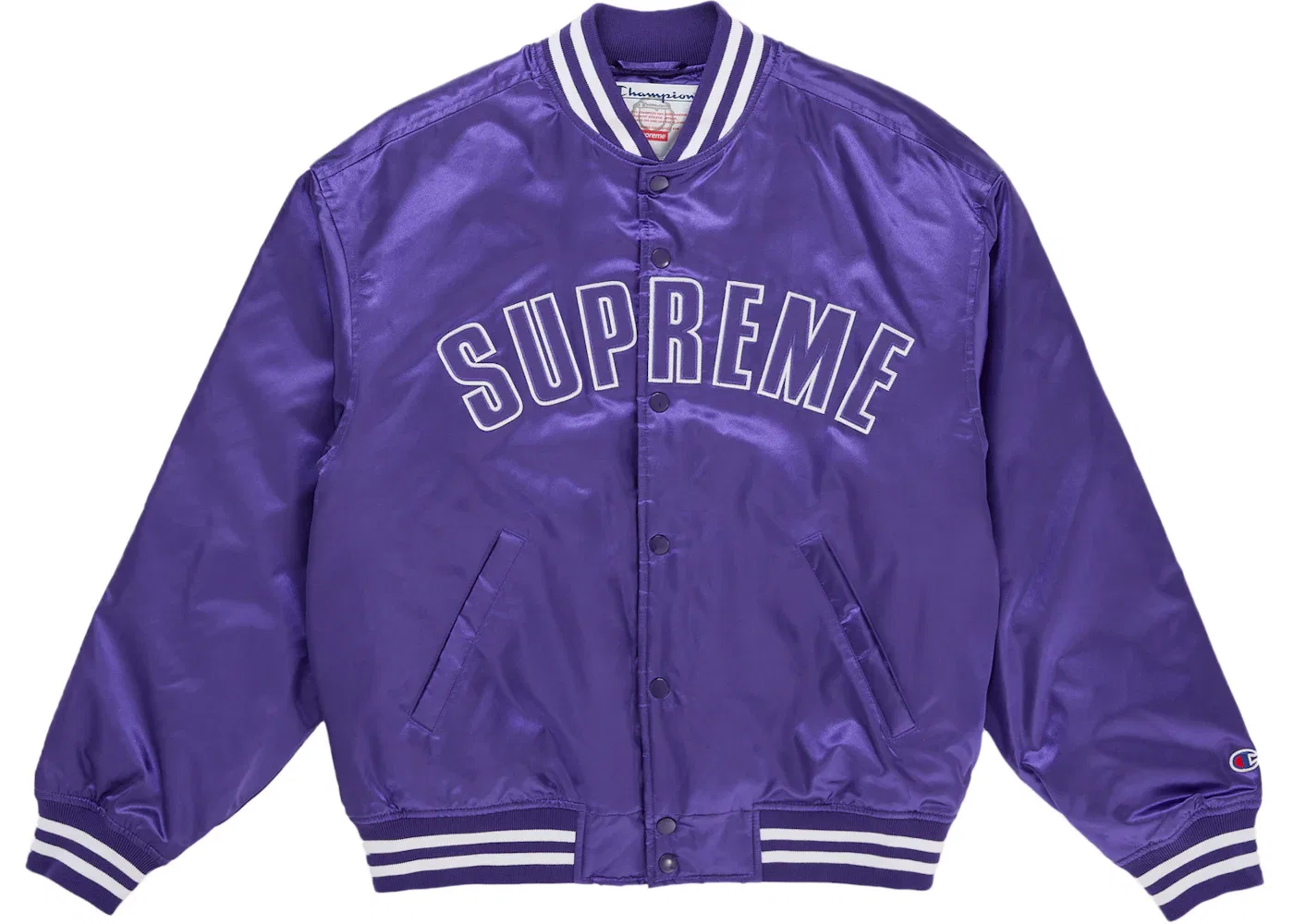 Мужская куртка из сатина с принтом Jacket Supreme, Purple