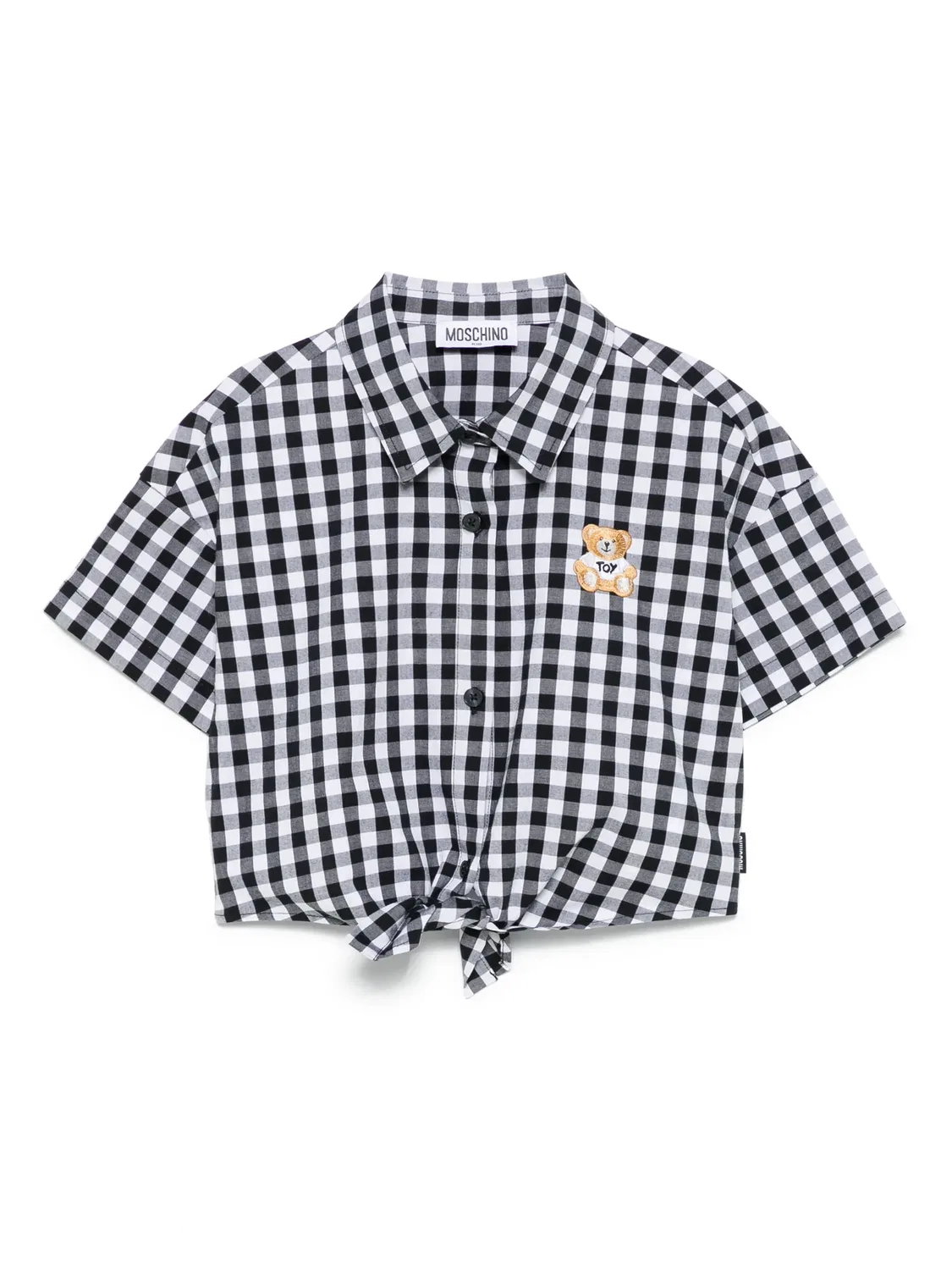Moschino Рубашка черного цвета из хлопка