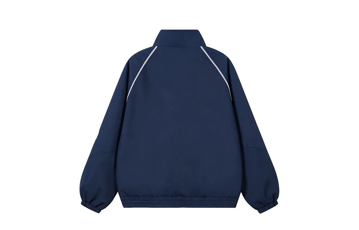 Детская куртка с воротником-стойкой, прямого кроя, модель Stand Collar, Dickies, Ecru — фото 4