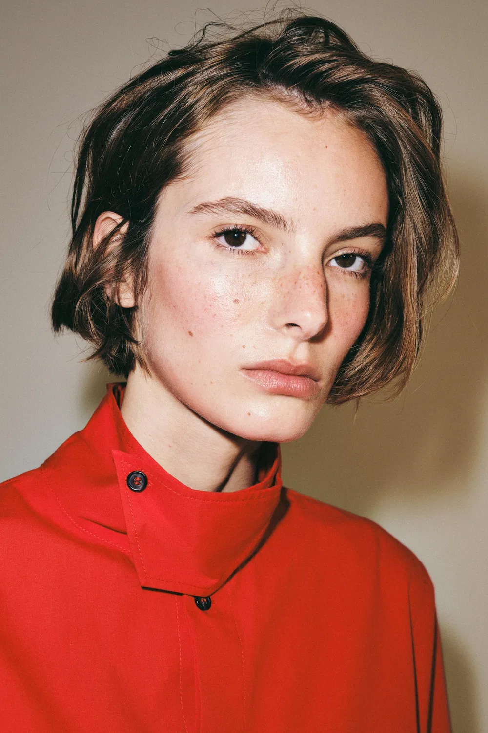 Рубашка с карманом из коллекции ZW ZARA, Intense red — фото 2