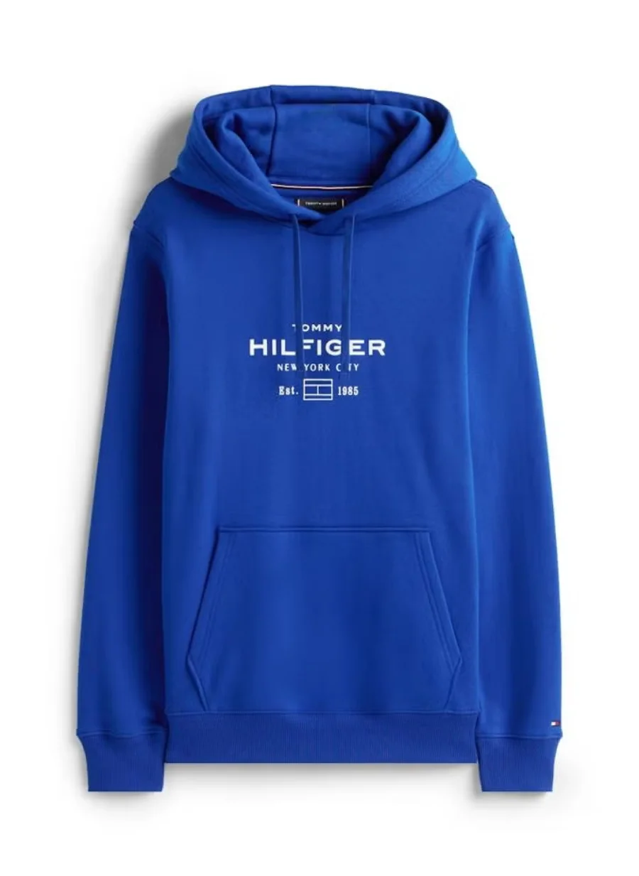 Худи Tommy Hilfiger Graphic Pullover, синий — фото 2