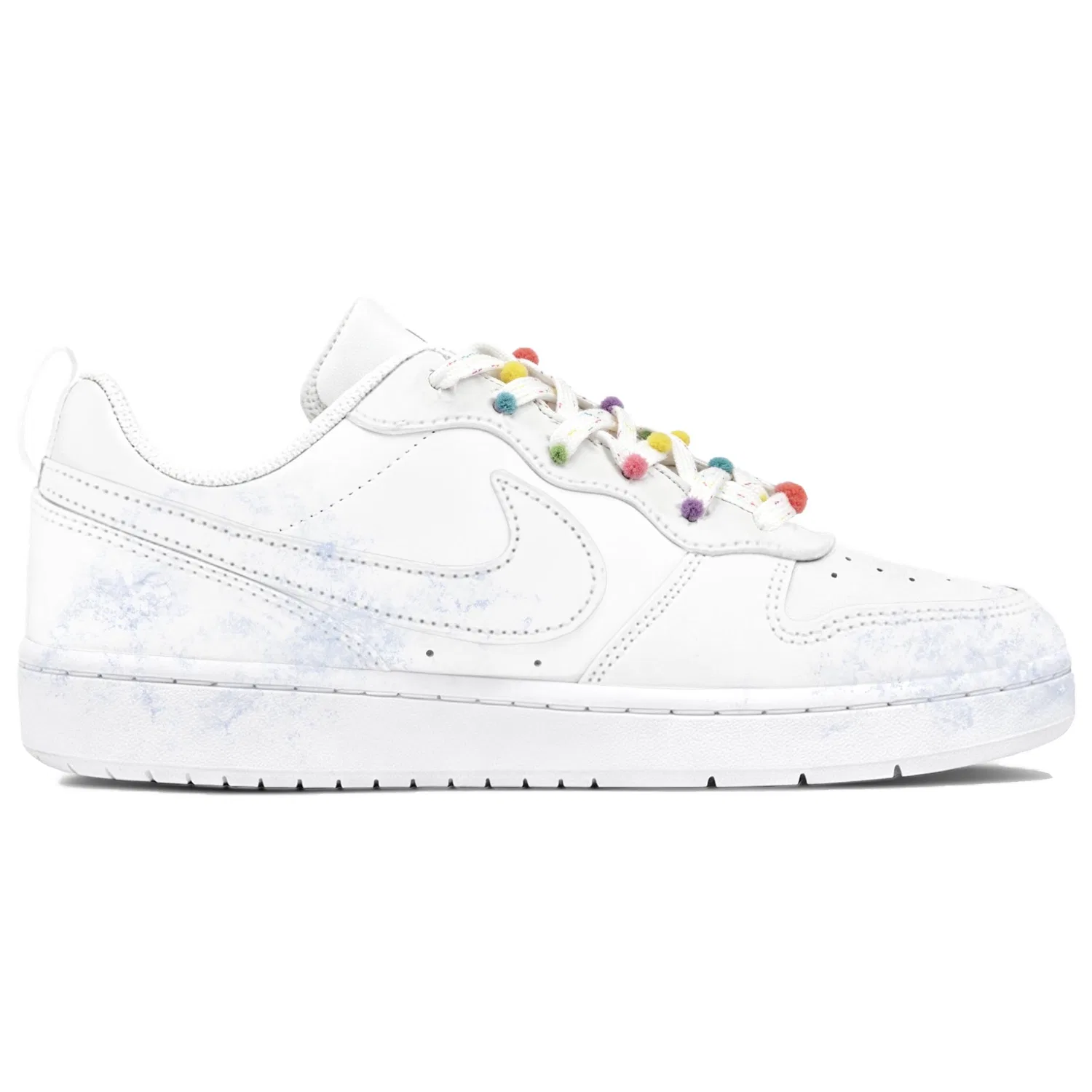 Женские кроссовки для скейтбординга с принтом Court Borough, Nike, Blue White — фото 4