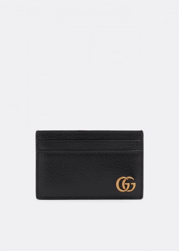 

Картхолдер GUCCI GG Marmont card case, черный