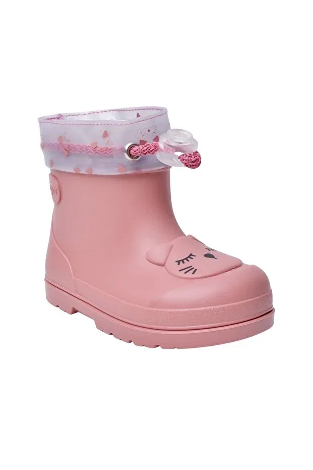 Детские ботинки для девочек на плоской подошве mendi rose gato Igor, Pink-78340 — фото 2