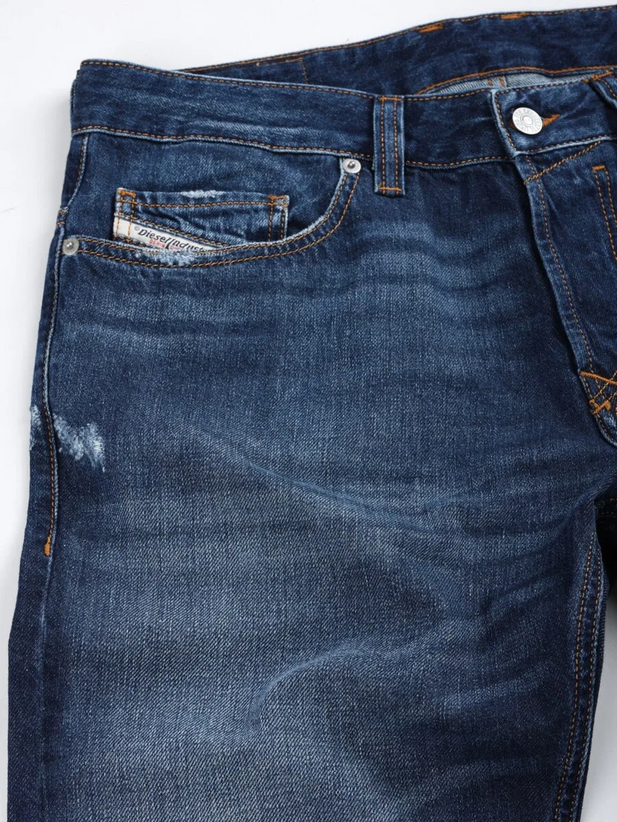 Джинсы DIESEL Regular Jeans 'Light & Supersoft SAFADO-X' темно-синего цвета — фото 4