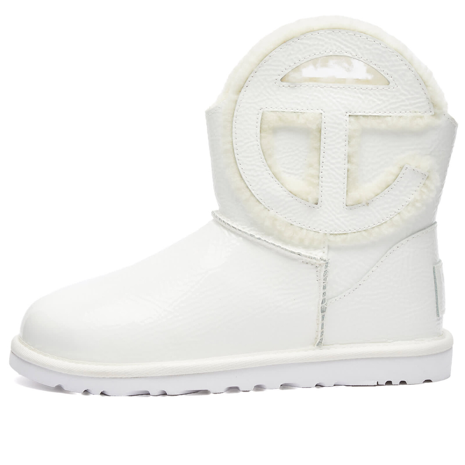 

Полусапоги Ugg X Telfar Mini Crinkle, белый