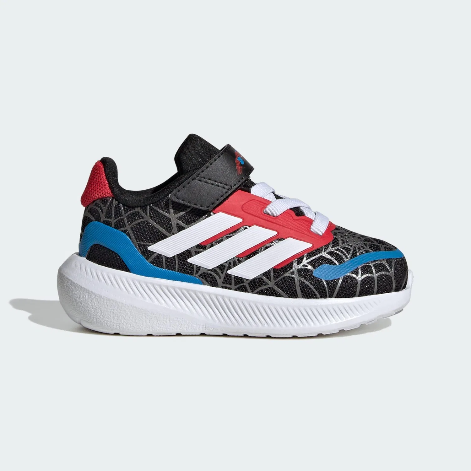 Детские кроссовки с принтом Spider-Man adidas x Marvel Spider-Man Runfalcon, Schwarz Weiß Hellrot
