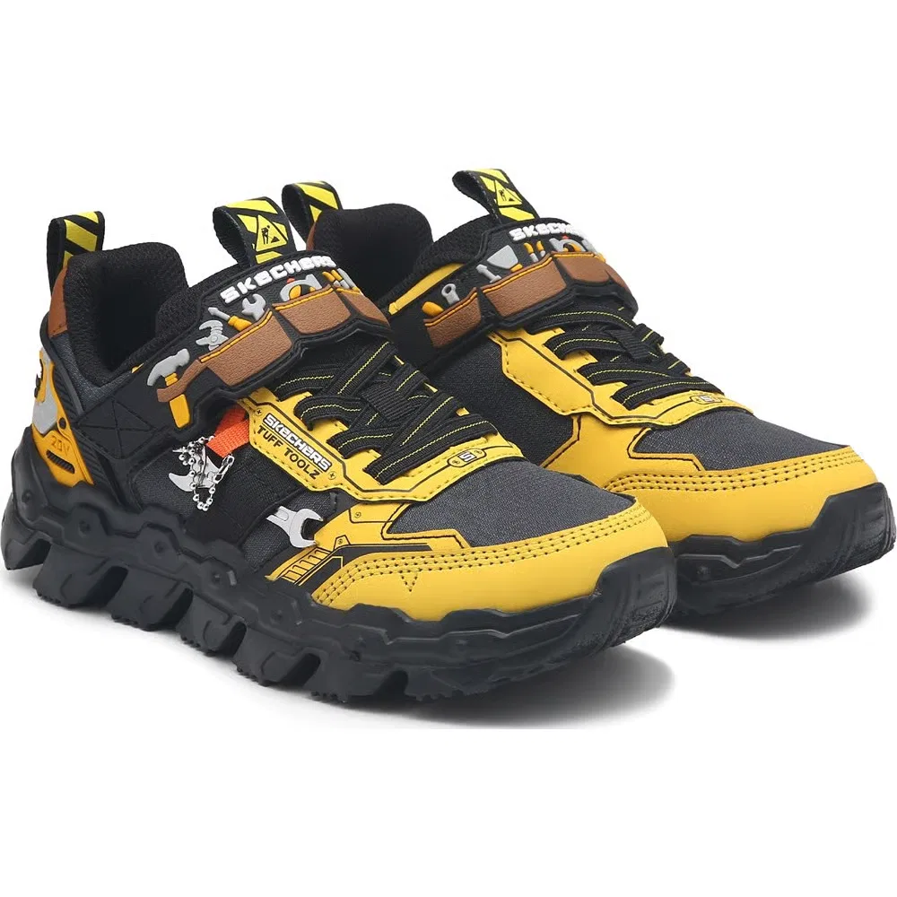 Детские кроссовки Mega-Flex Lite Tuff Toolz Skechers, Yellow/Black