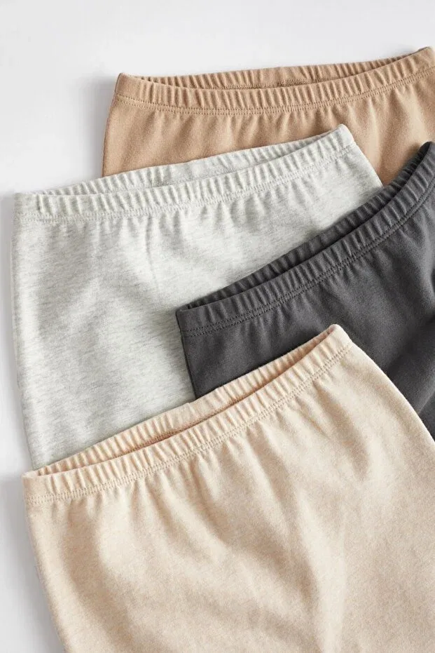 Детские спортивные штаны для девочек хлопковые Next Baby, Nude Color — фото 4