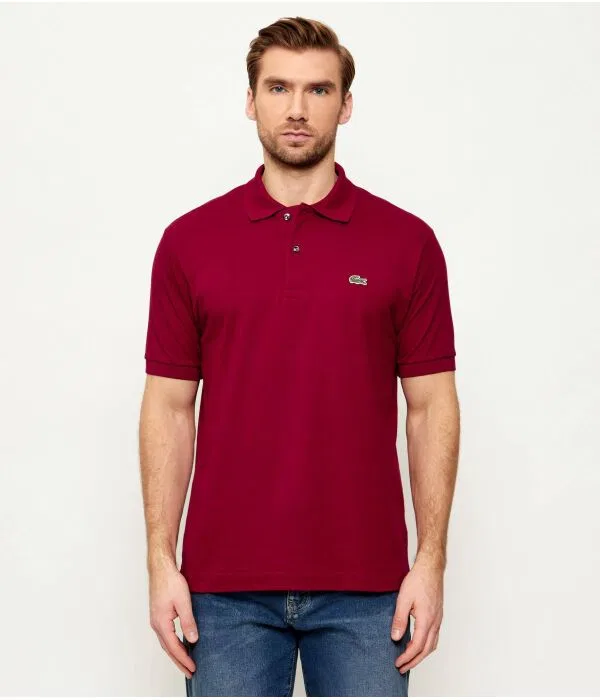 Мужское поло с коротким рукавом Lacoste, Bordeaux