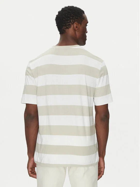 Футболка relaxed fit TalesStripe Boss, бежевый — фото 3