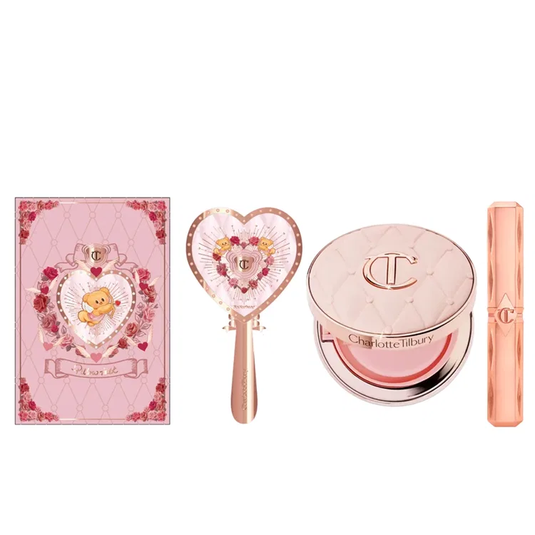 Набор косметики Shimmer Cushion + Gloss, Charlotte Tilbury, Pink