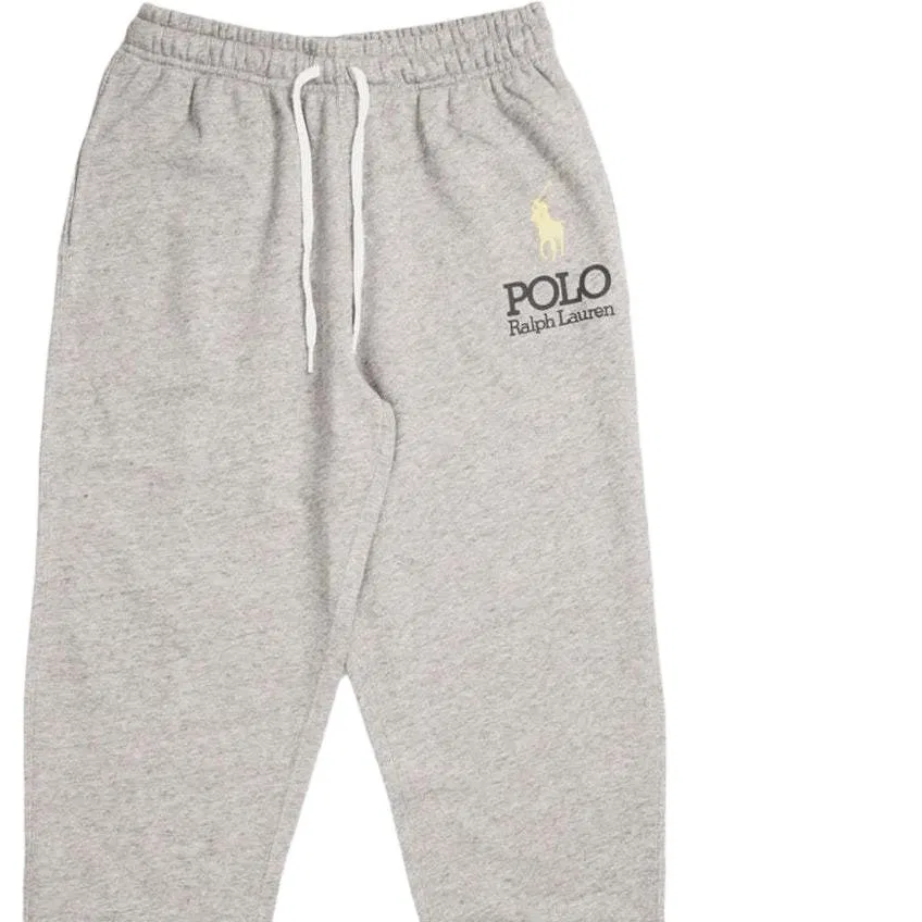 Женские спортивные штаны с завязками Polo Pony Polo Ralph Lauren, Gray — фото 4