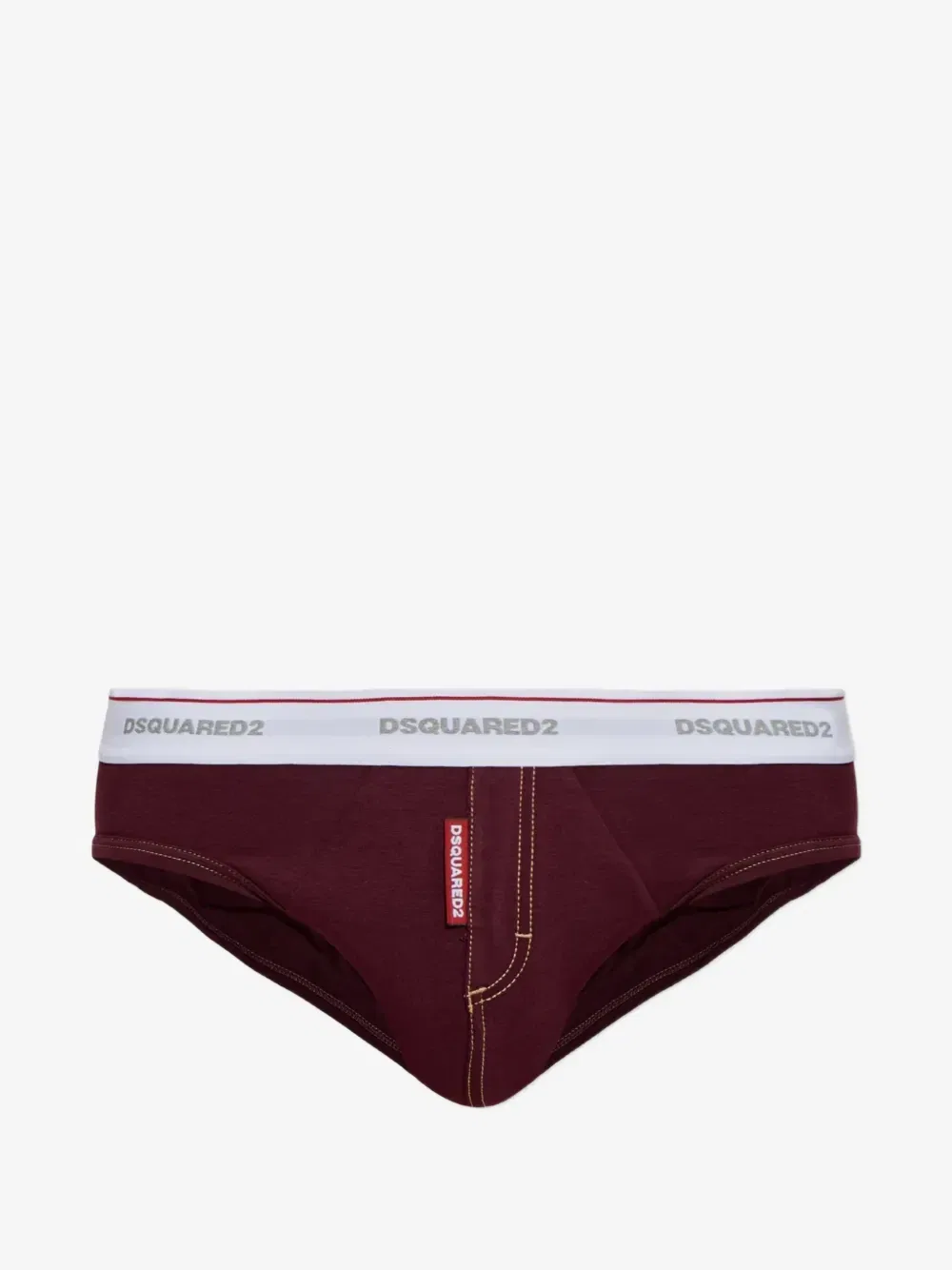 Хлопковые трусы с логотипом DSQUARED2, красный