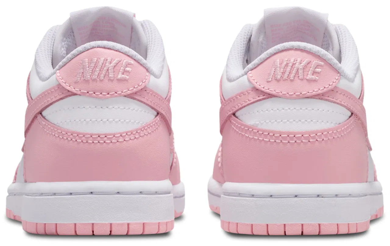 Кроссовки для девочек Dunk Low Nike, цвет Medium Soft Pink/White — фото 3