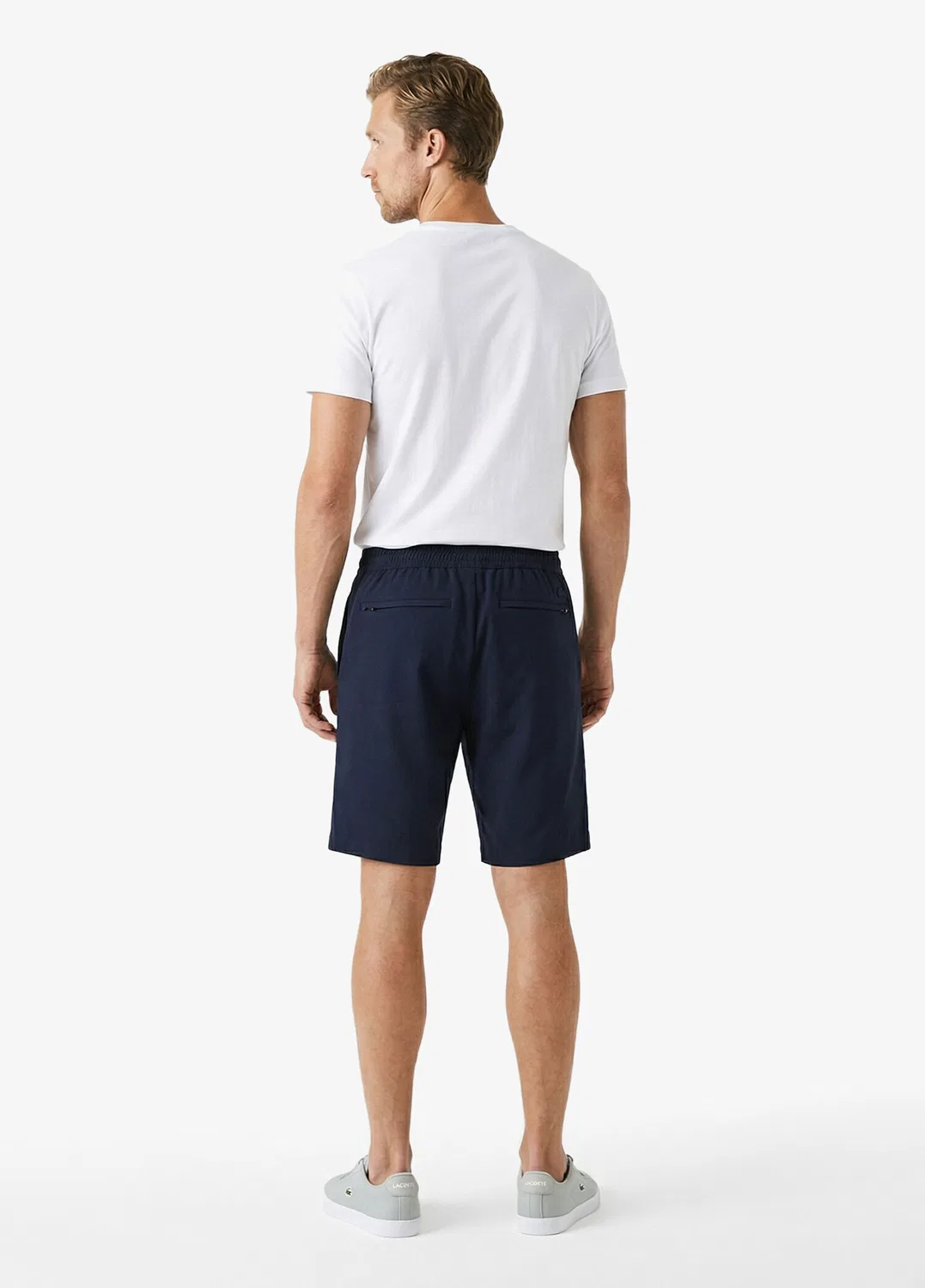 Бермуды Tapered Fit Lacoste, dark blue — фото 2