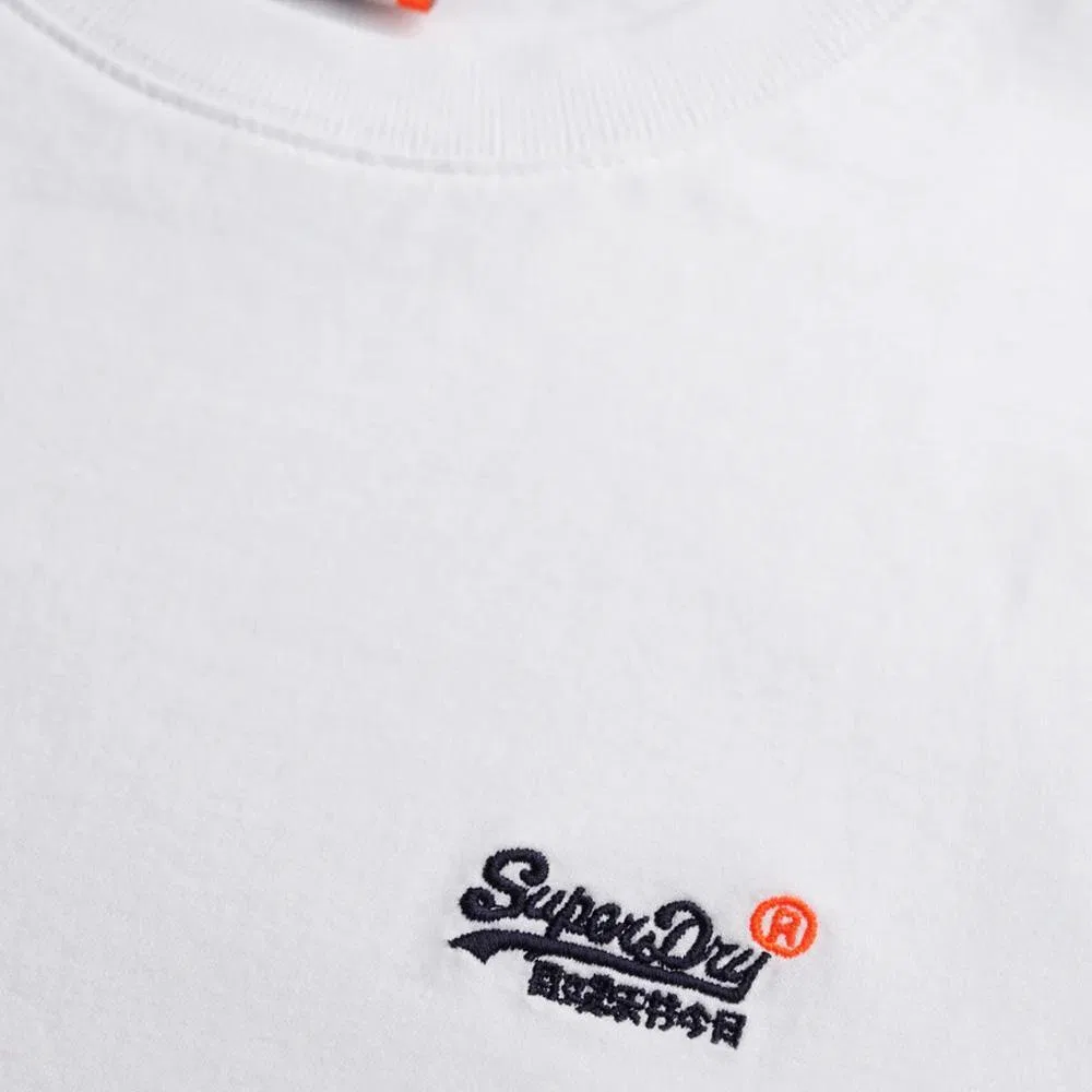 Мужская хлопковая футболка Superdry, Weiss — фото 3