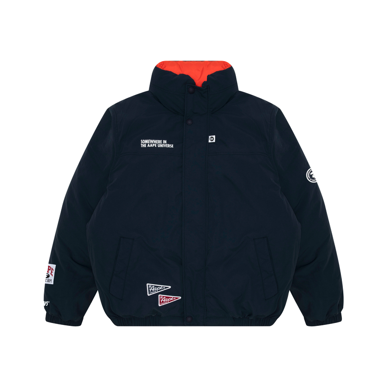 

Aape Ветровка с воротником-воронкой от A Bathing APE®, Navy Blue NYX