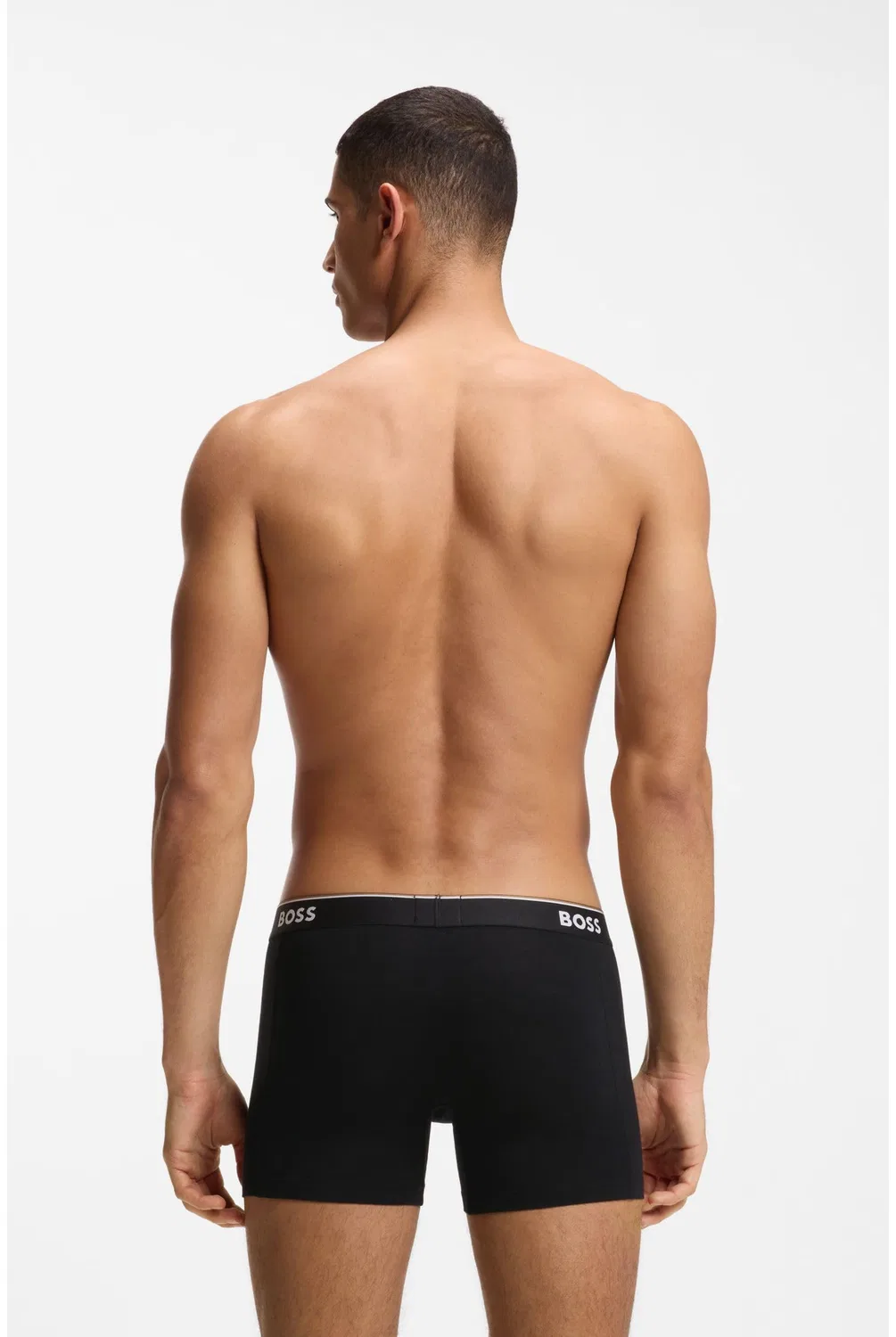 Мужские боксеры с принтом Power Boxer Shorts BOSS, Open Grey61 — фото 4