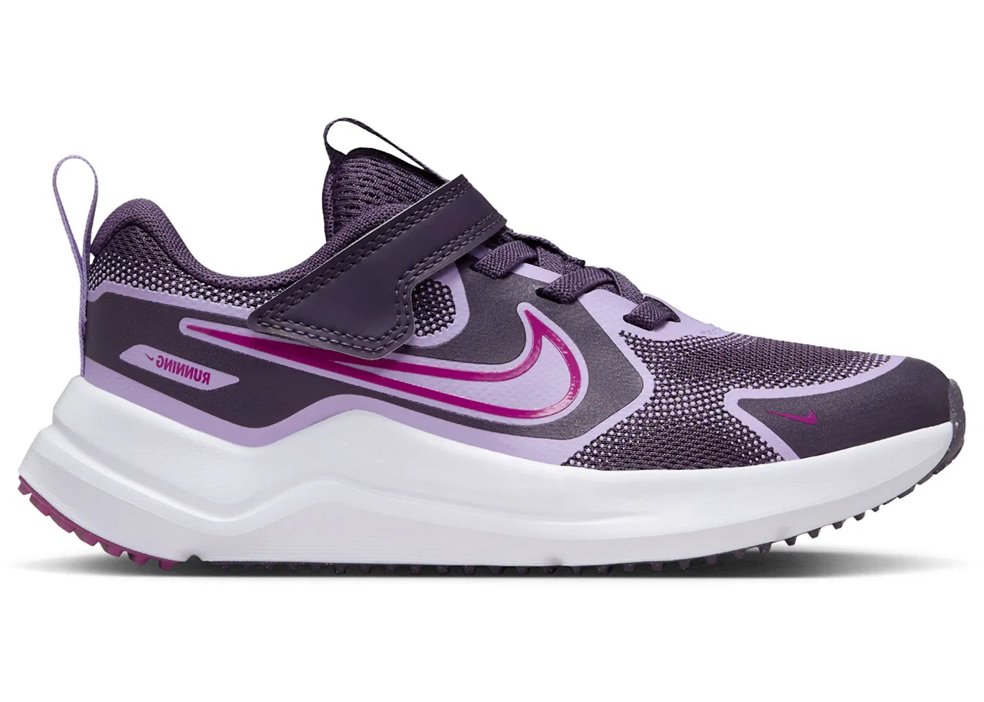 Детские кроссовки для бега Nike Cosmic Runner Nike, Dark Raisin/Hydrangeas/White/Hot Fuchsia