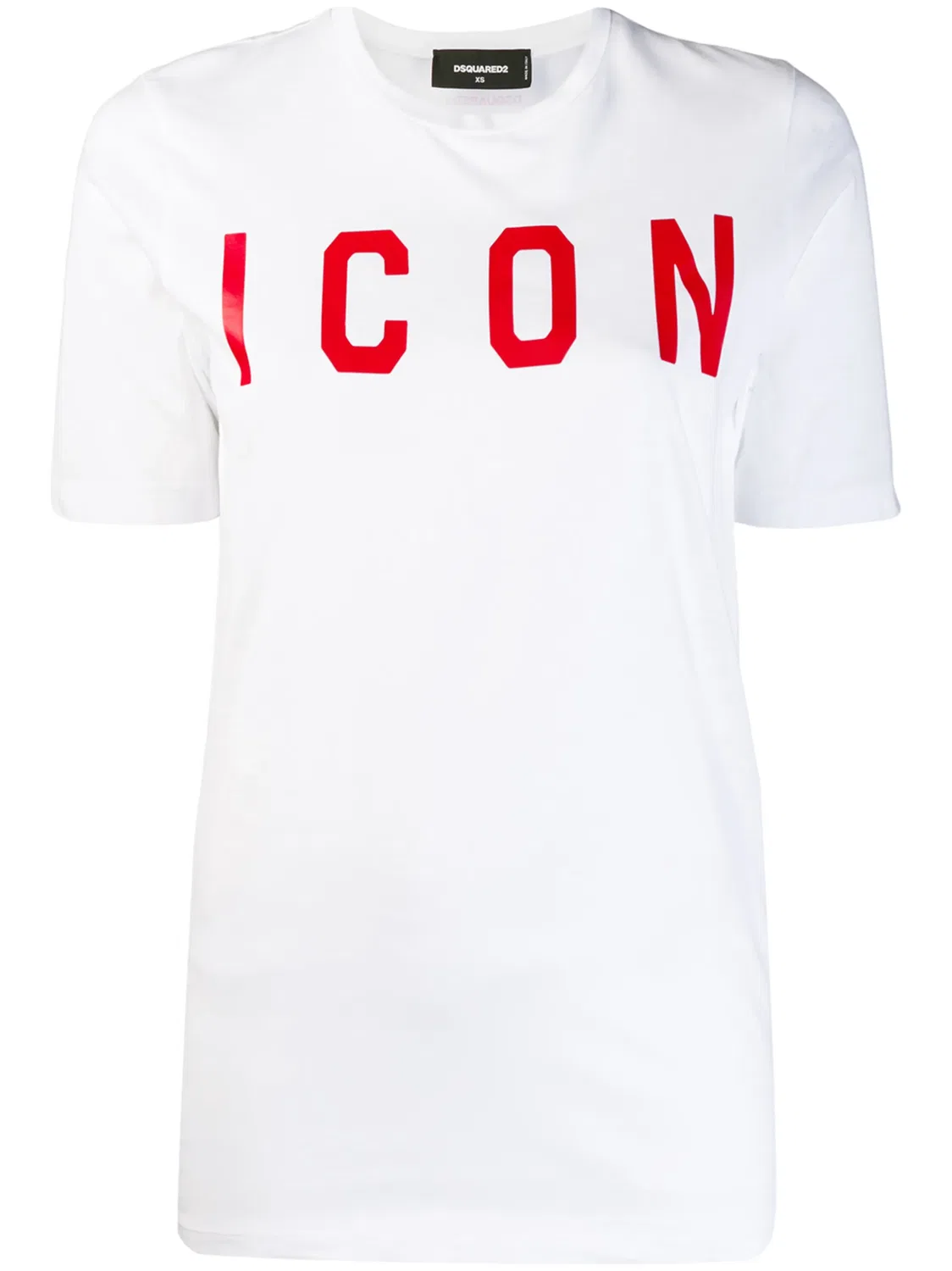 Футболка Icon с логотипом Dsquared2, белый