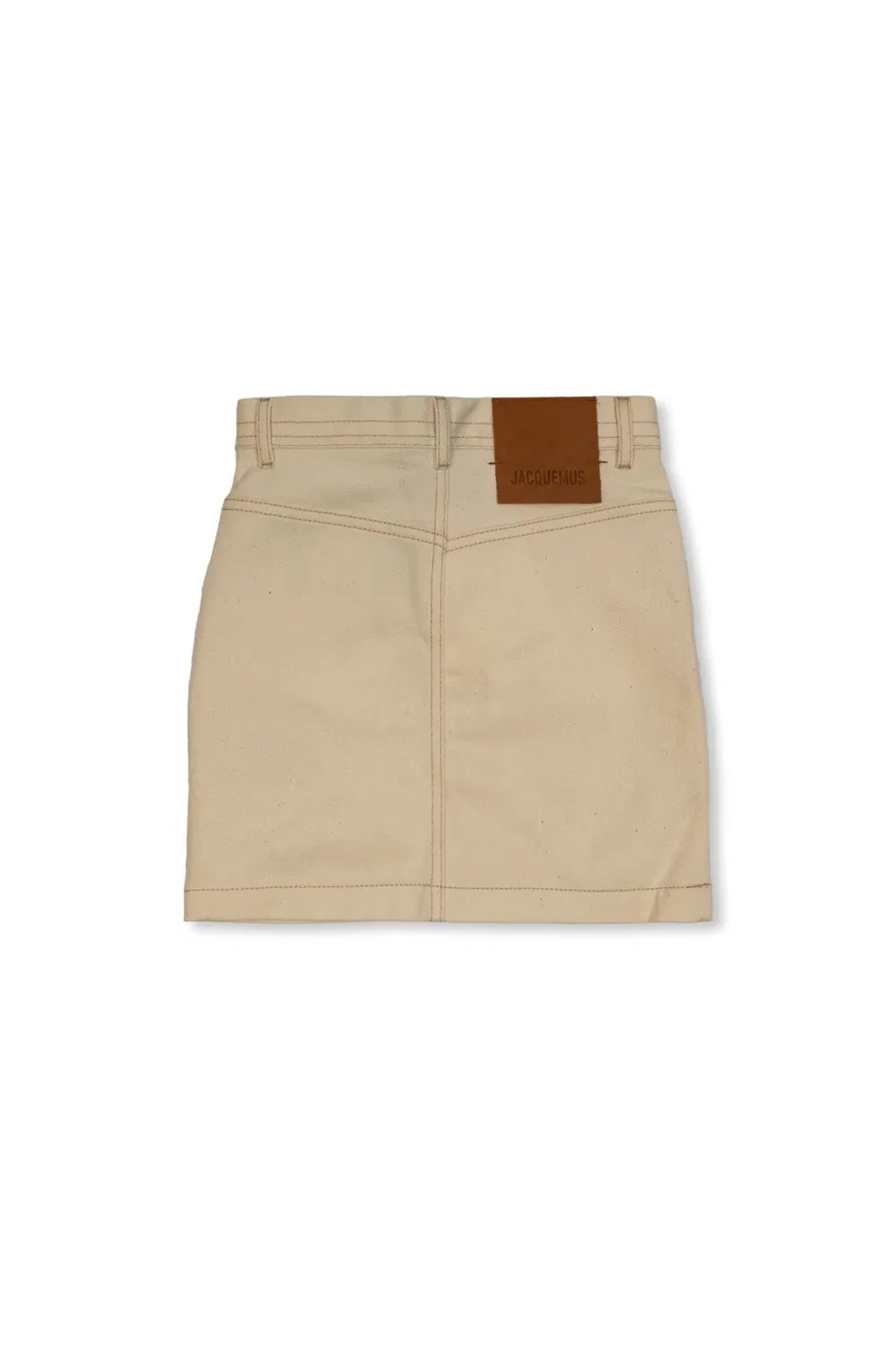 Юбка джинсовая La Jupe De Nimes Jacquemus, Beige — фото 2