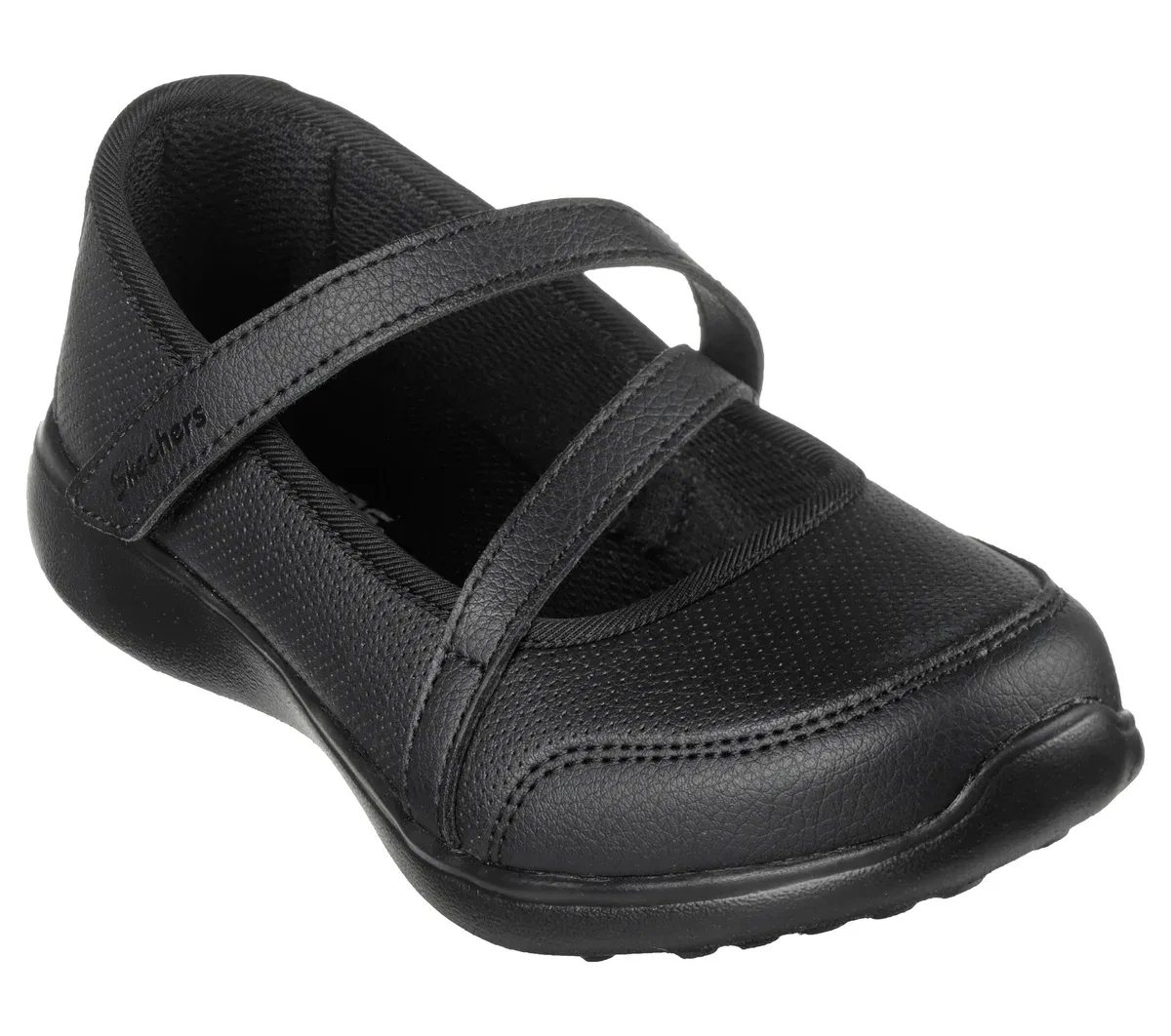 Детские кроссовки Microstrides - School Bus Kicks Skechers, черный — фото 4