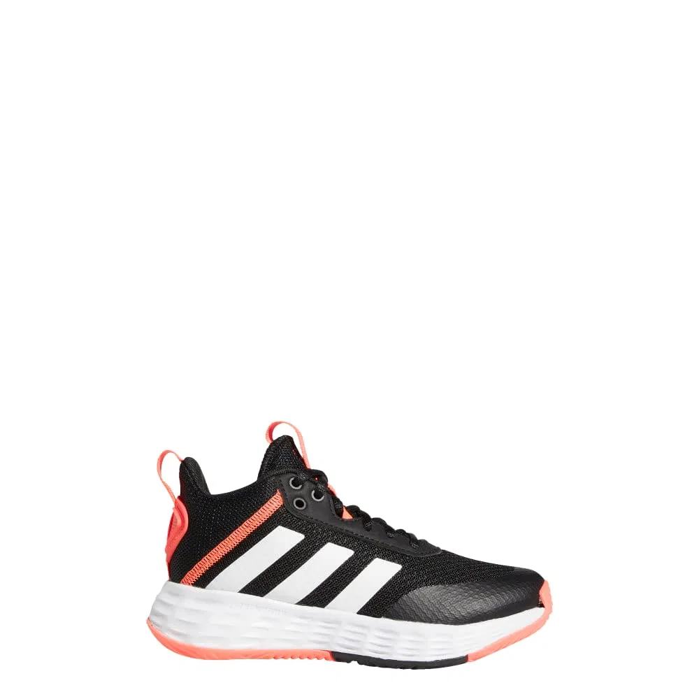 Детские кроссовки для баскетбола Ownthegame 2 Adidas, Core Black White Turbo — фото 2