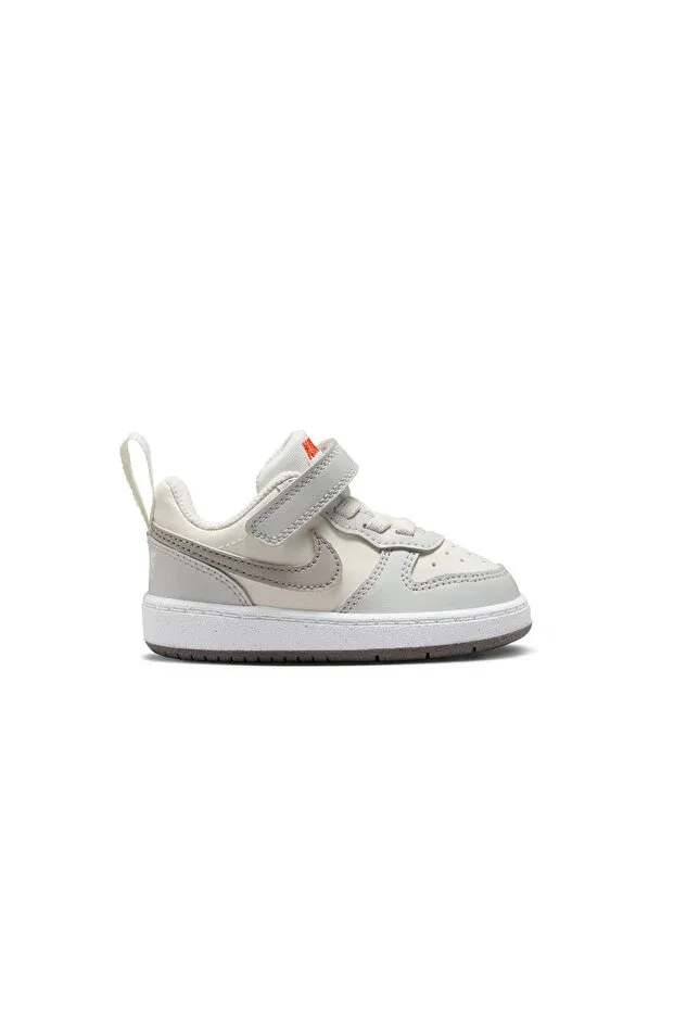 Детские кроссовки для девочек с принтом Glam Nike, Krem Grey — фото 2