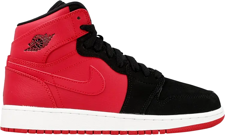 

Кроссовки Air Jordan 1 Retro High BG Red Black, красный
