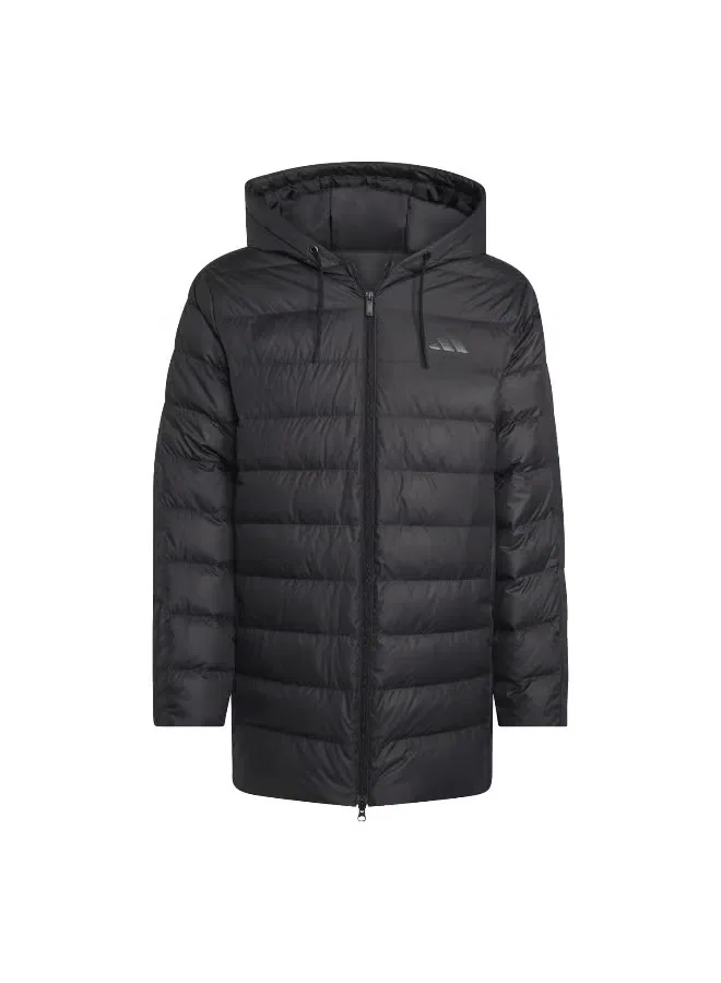 Куртка пуховая с длинным рукавом Ess 3s ld hd pa Adidas, черный