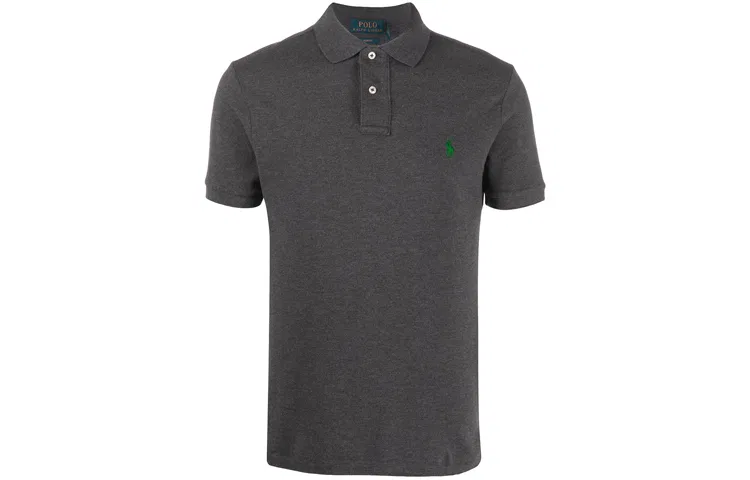 Мужская поло с коротким рукавом Polo Ralph Lauren, Dark Gray