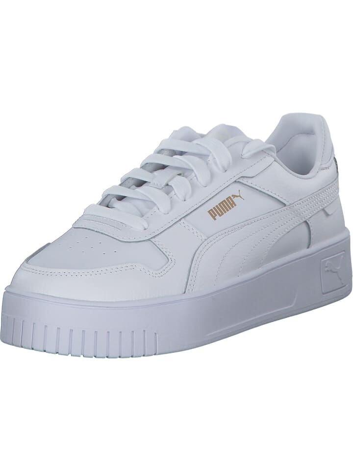 

Элегантные туфли на шнуровке Puma, цвет white/white/gold