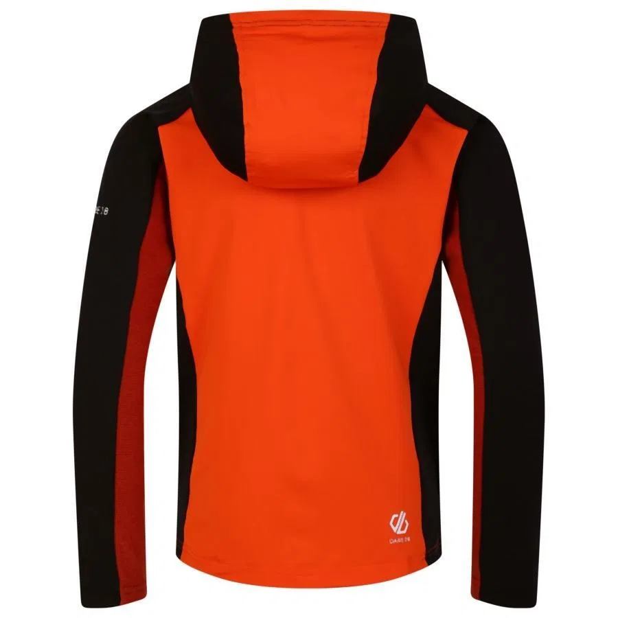 Детское флисовое худи с капюшоном Thriving Dare 2B, Orange / Schwarz — фото 3