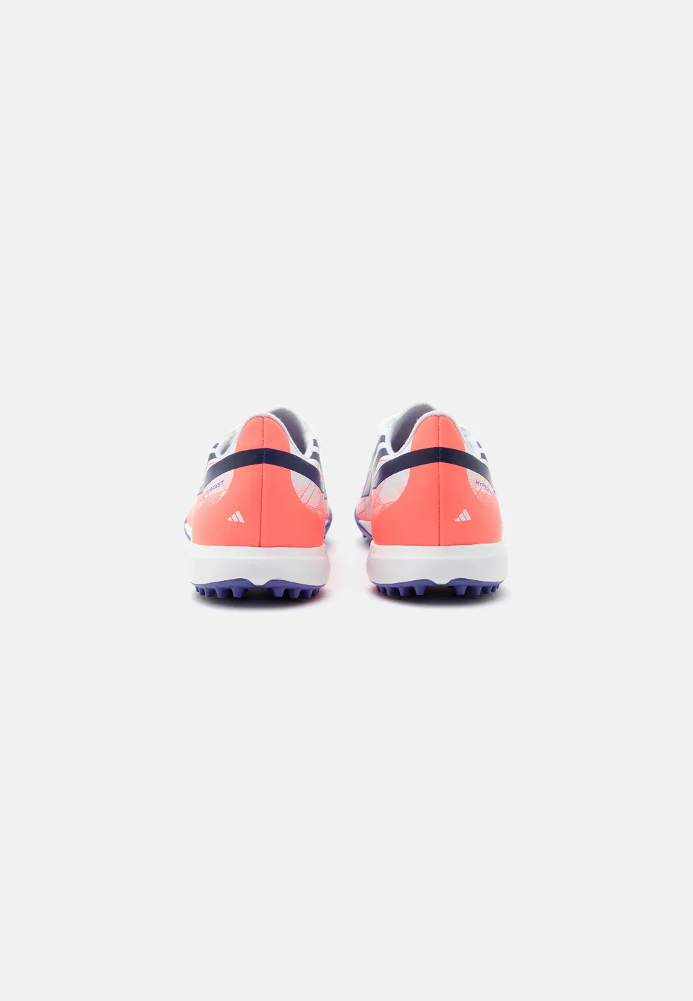 Детские футбольные бутсы F50 Hyperfast League Turf унисекс - для искусственных газонов Adidas Performance, Footwear White/Solar Purple/Solar Turbo — фото 3