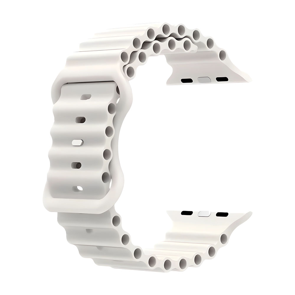 

Ремешок Wepro Ocean для часов Apple Watch 42 мм, 150-220 мм, белый