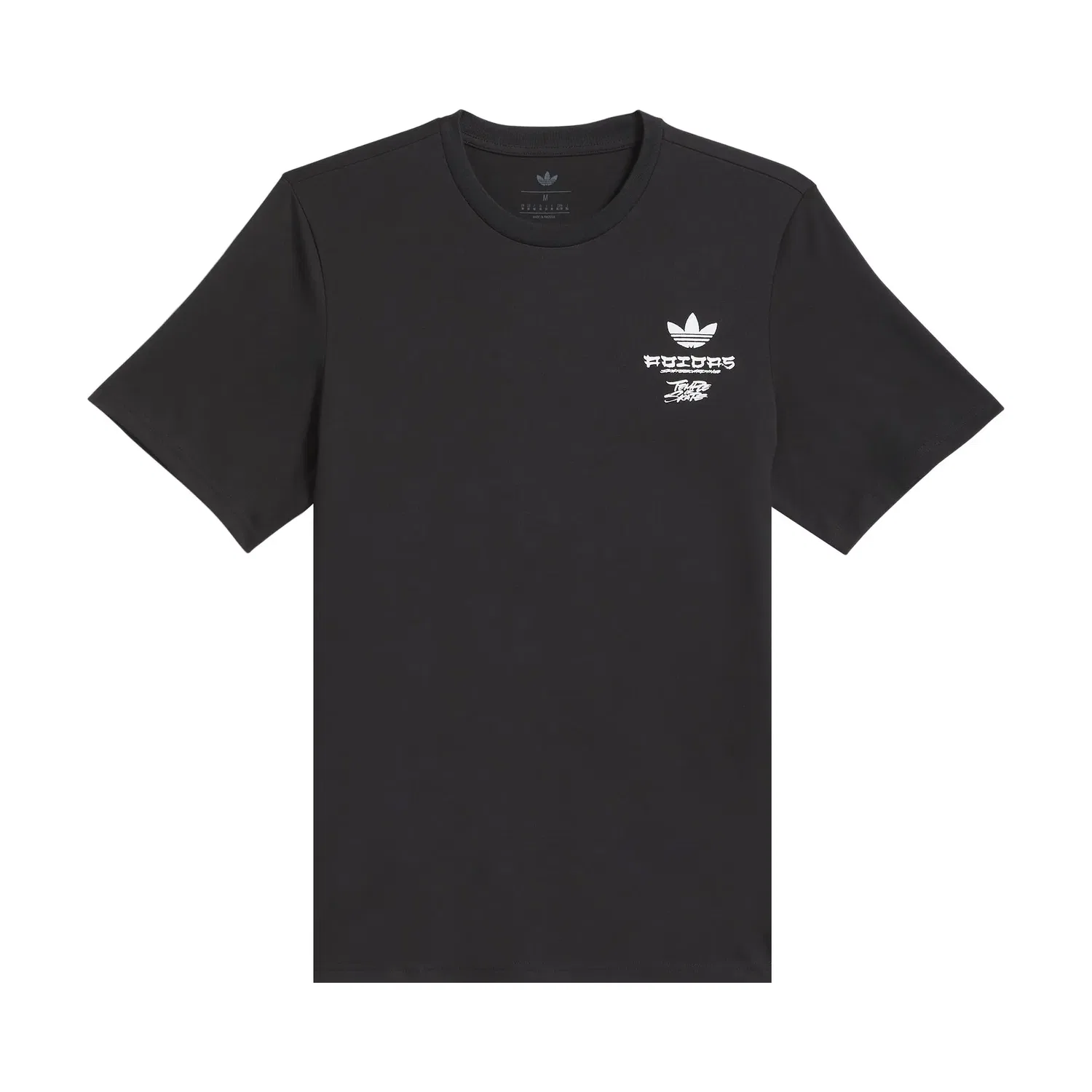 Футболка с принтом Skateboarding x Temple Of Crane adidas, Black/White