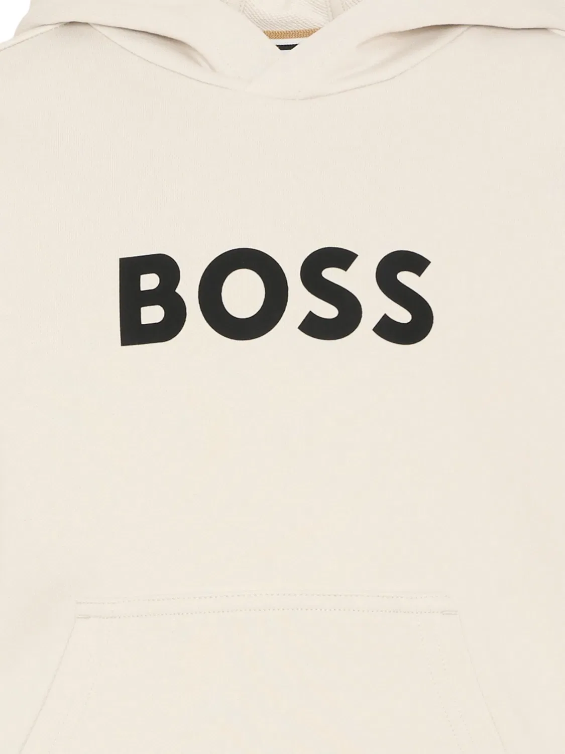Толстовка с капюшоном BOSS, слоновая кость — фото 2