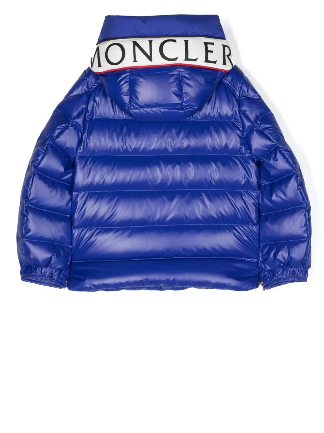Куртка с капюшоном и логотипом Moncler, кобальтовый синий — фото 3