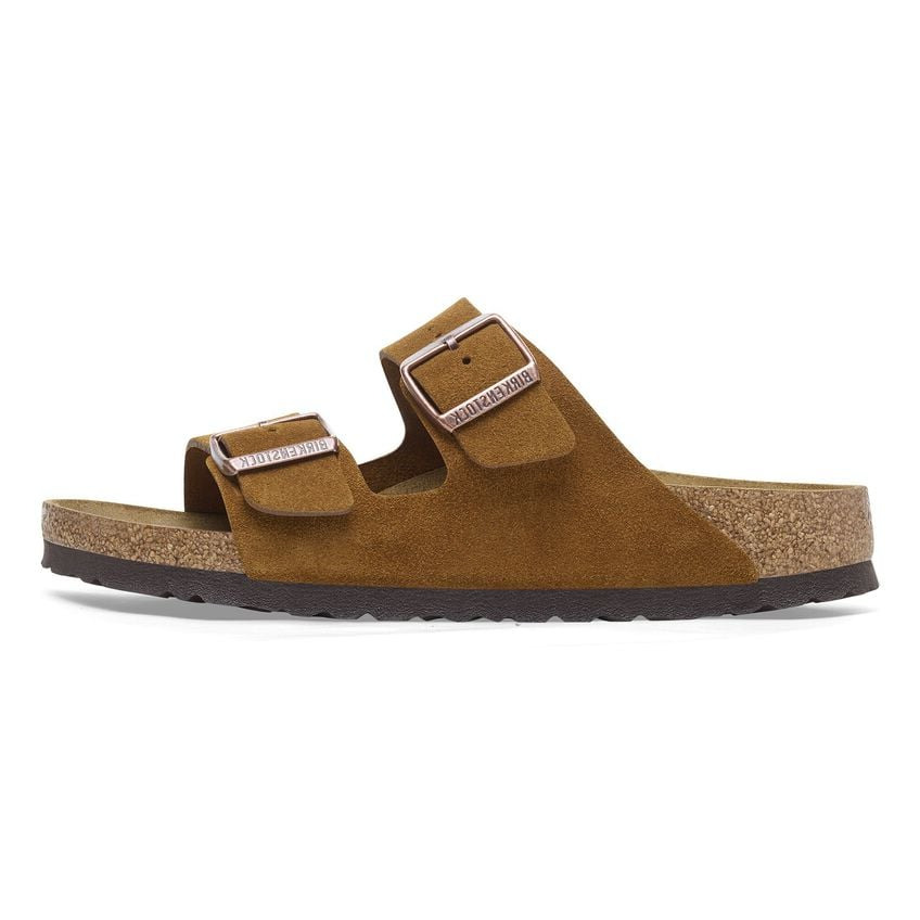 

Сандалии Birkenstock Arizona Suede Leather, светло-коричневый