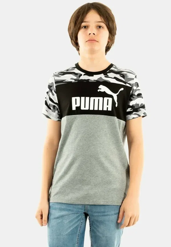 Футболка с камуфляжным принтом Print t-shirt Puma, Noir, цвет noir