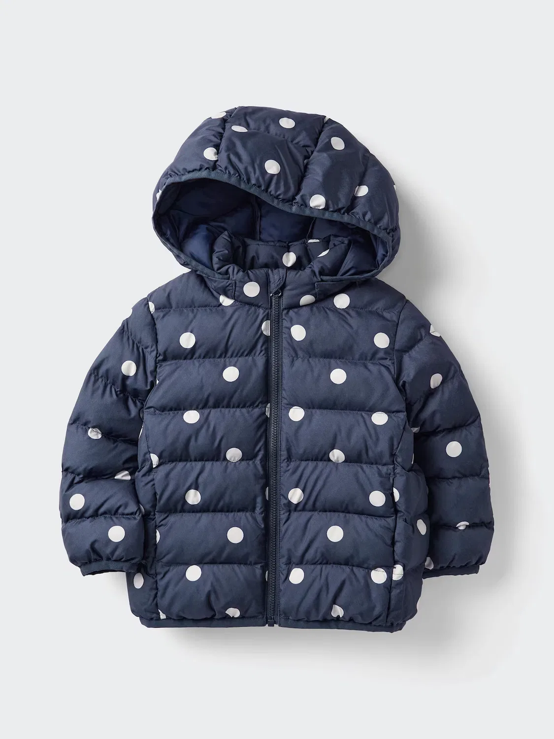 Парка Pufftech Uniqlo, моющаяся, темно-синий
