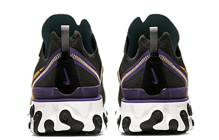 Кроссовки Nike React Element 55 PRM, черный/бирюзовый — фото 4